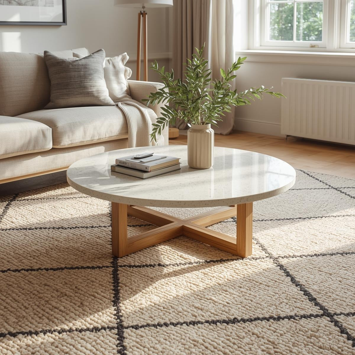 Tessa - Terrazzo blanc