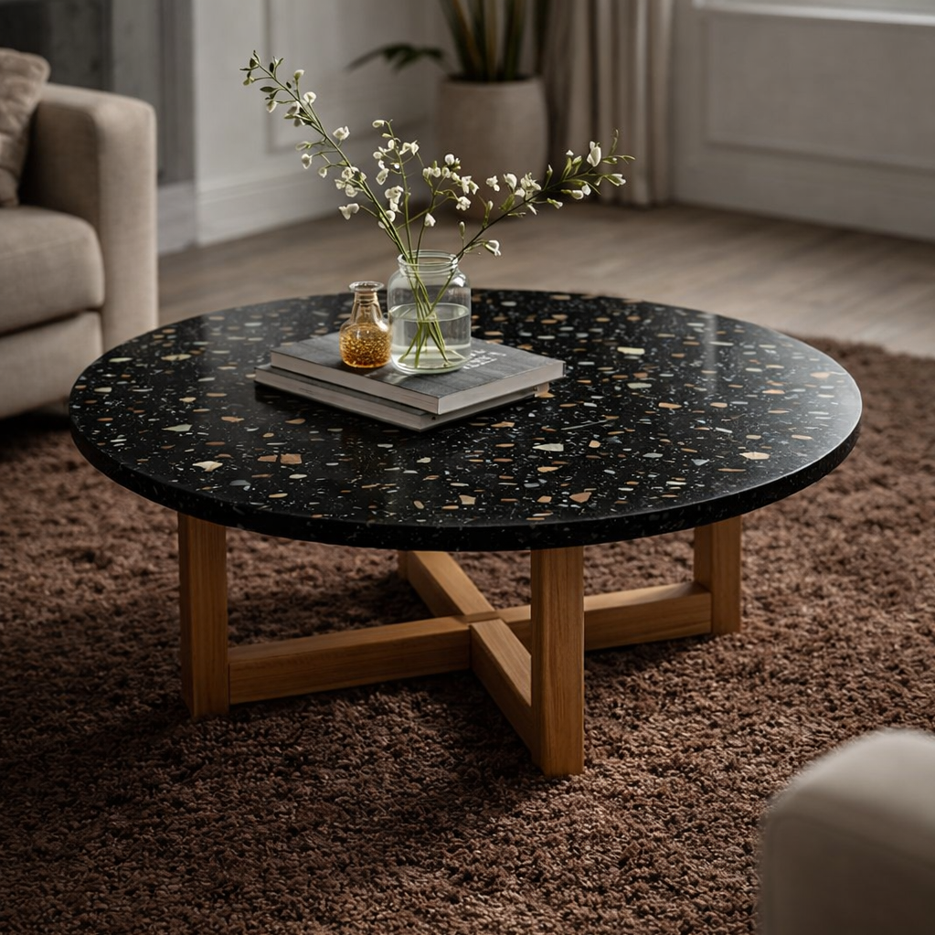 Tessa - Terrazzo noir